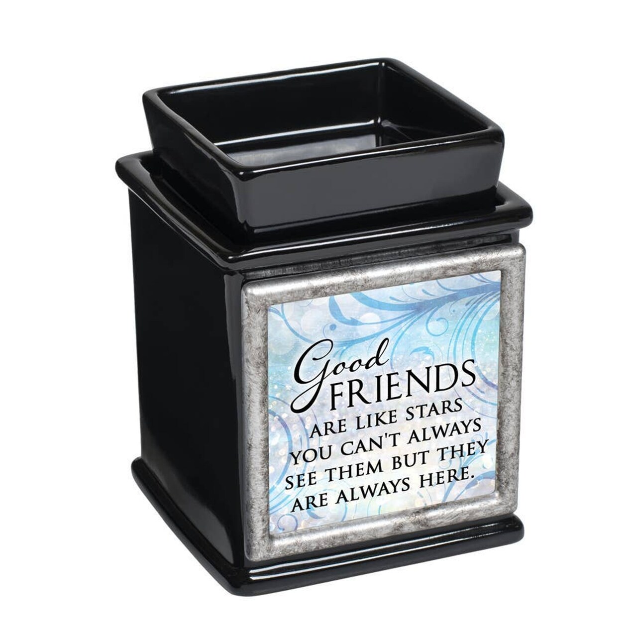 Edge Collection - 5" x 5" - Black - Versatile Warmer with Meaningful Design - 1 Piece